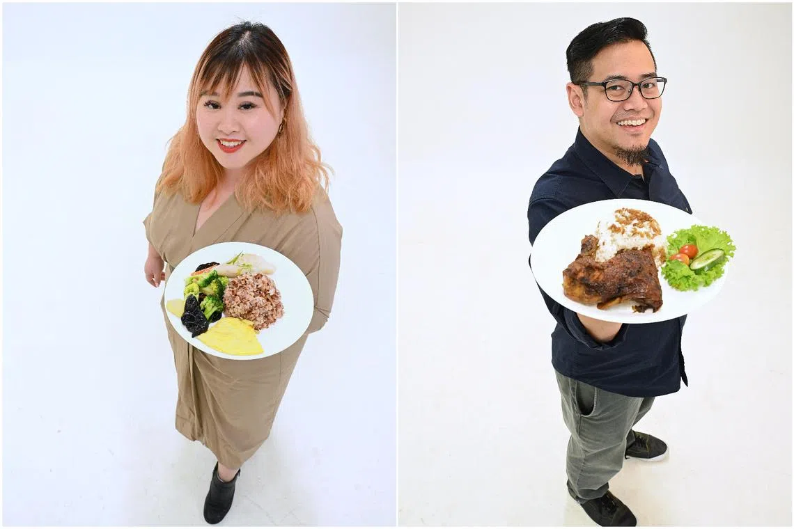 ST's Lee Li Ying and Zhaki Abdullah went on a five-day challenge to find 10 healthy meals each at hawker centres and food courts around the island.