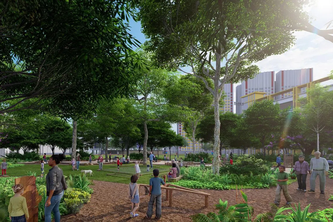 Some areas that will get new parks include Farrer Park.