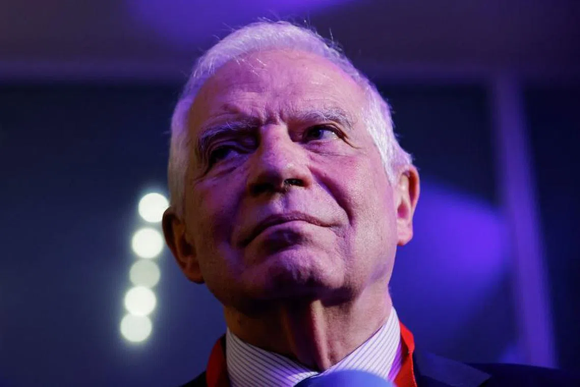 European Union's High Representative for Foreign Affairs and Security Policy Josep Borrell attends a meeting of foreign ministers from the EU, Indo-Pacific and ASEAN countries, in Brussels, Belgium February 2, 2024. REUTERS/Johanna Geron/File Photo
