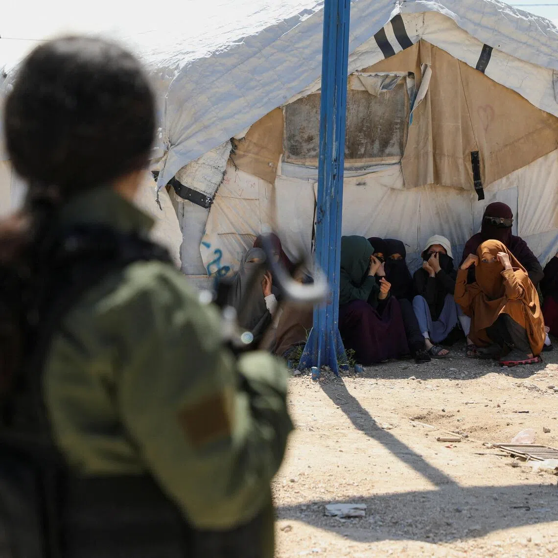 Syrian Kurdish forces control the Roj camp, where relatives of suspected foreign jihadists including Westerners have been held for years.