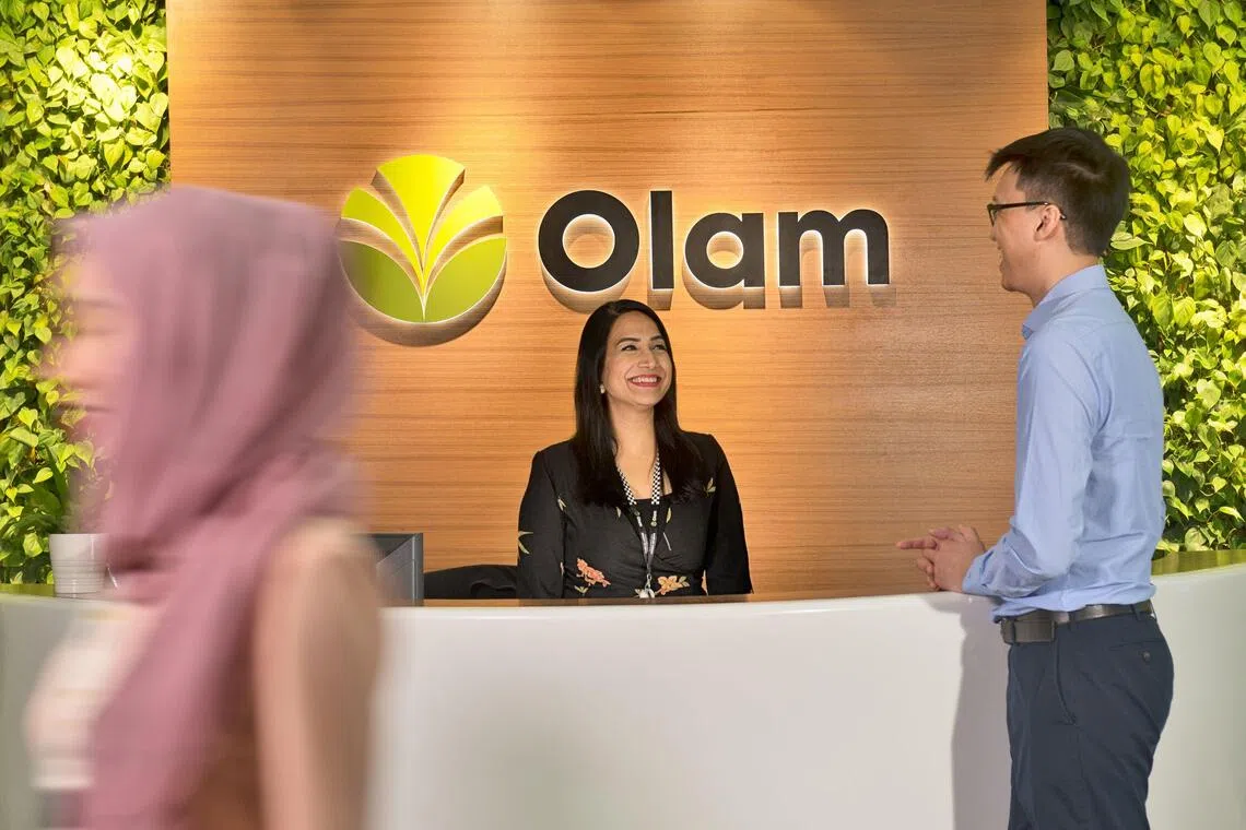 Olam declared an interim dividend of seven cents per share, up from two cents a year ago, plus a special dividend of six cents cents per share.