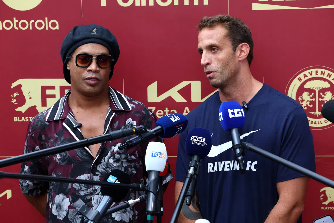 Ronaldinho unsure of playing role after Ravenna arrival | The Straits Times