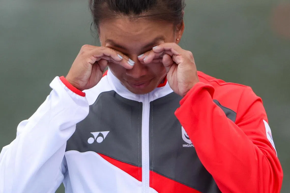 Stephenie Chen's passion took her to a silver medal in kayaking, a sport where you have to suffer in silence. 