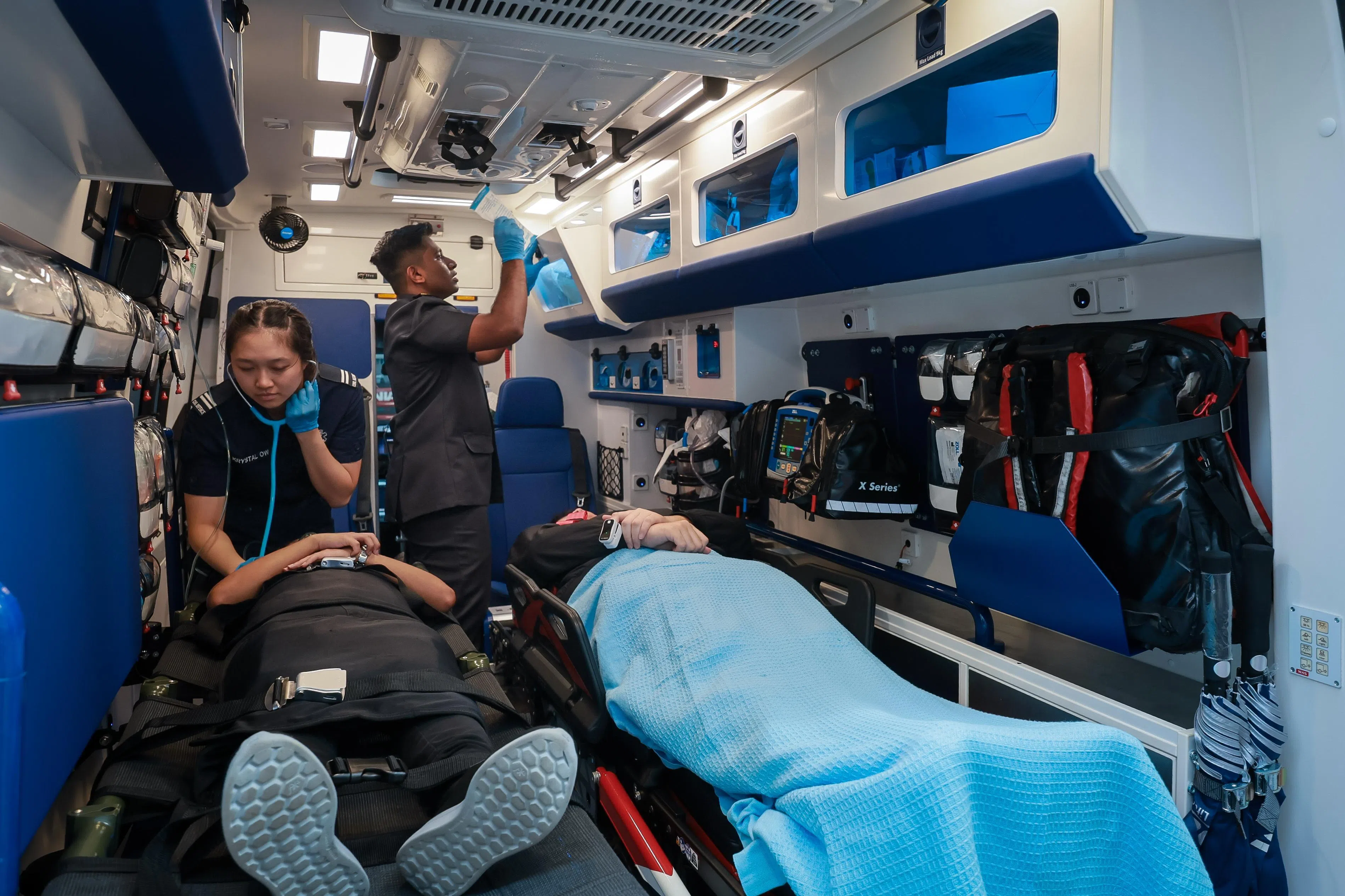 SCDF said the Gen 7E ambulance was developed based on feedback from paramedics and emergency medical technicians.