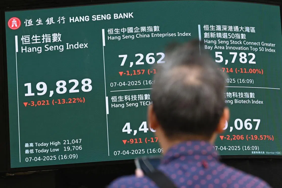 Hong Kong’s key index recovered on April 8 after having its worst day in almost three decades on April 7.