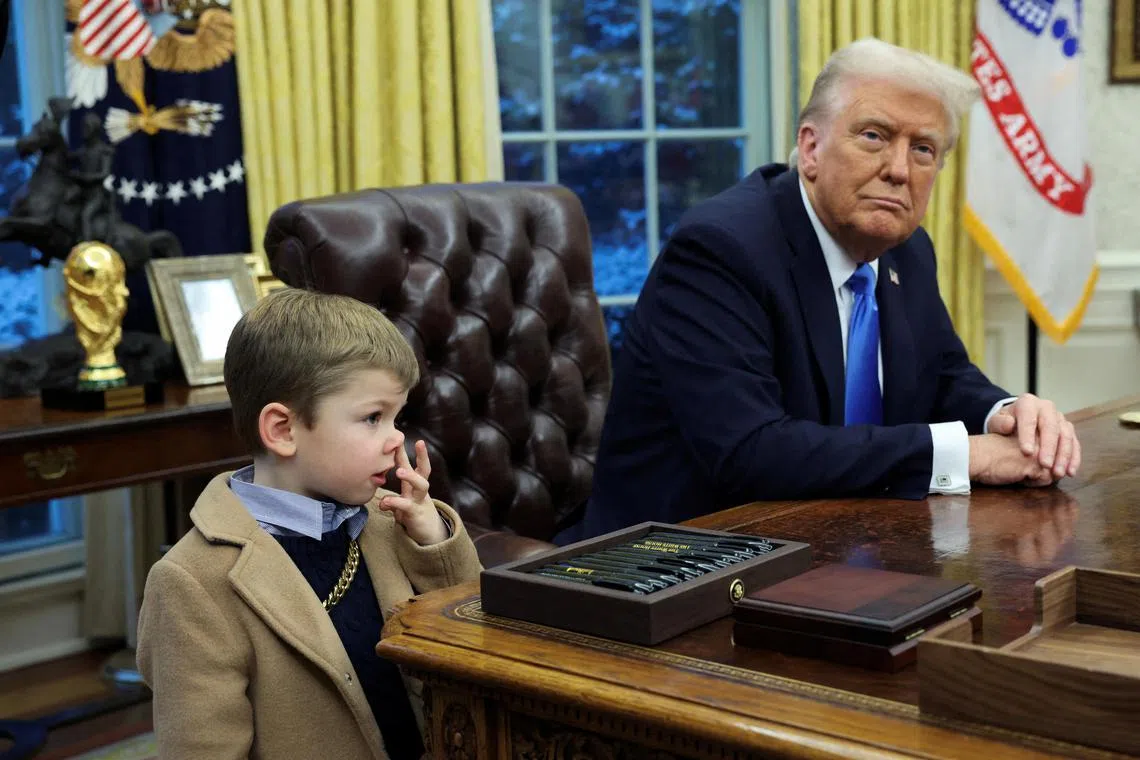 X was also seen picking his nose and wiping it on the Resolute desk.