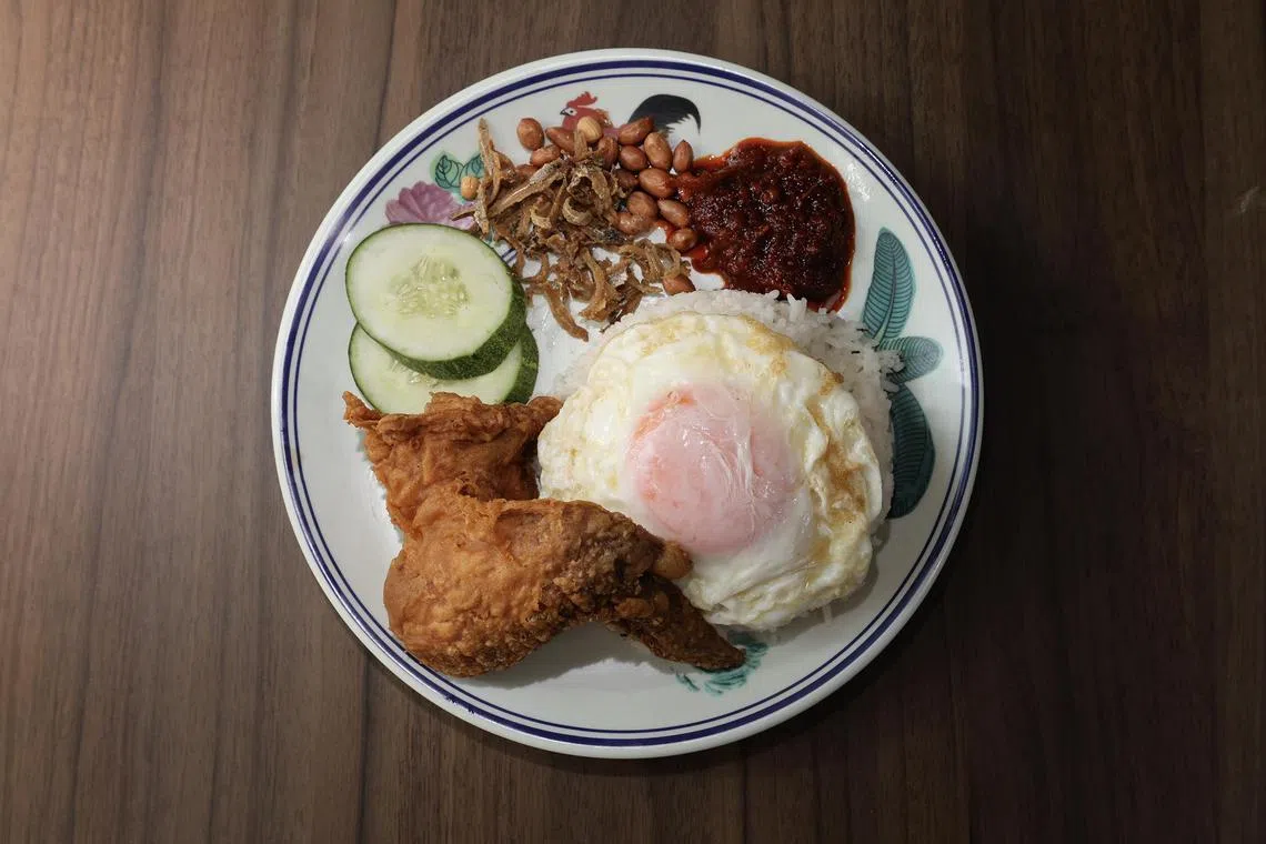 Ah Ma Nasi Lemak at Wanglee Cafe.