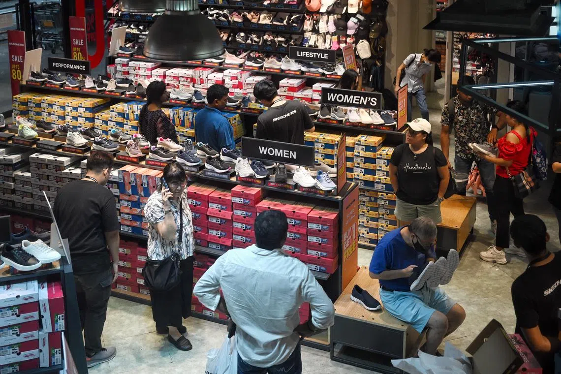 Only three of the 14 retail categories saw a year-on-year increase in sales in April.