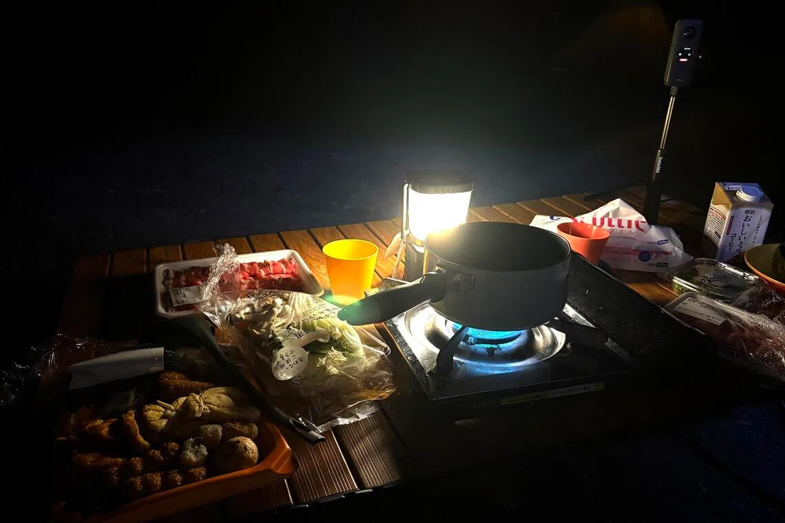 Buy food from supermarkets or at Michi-no-eki, which are government-designated rest facilities found along Japanese highways.