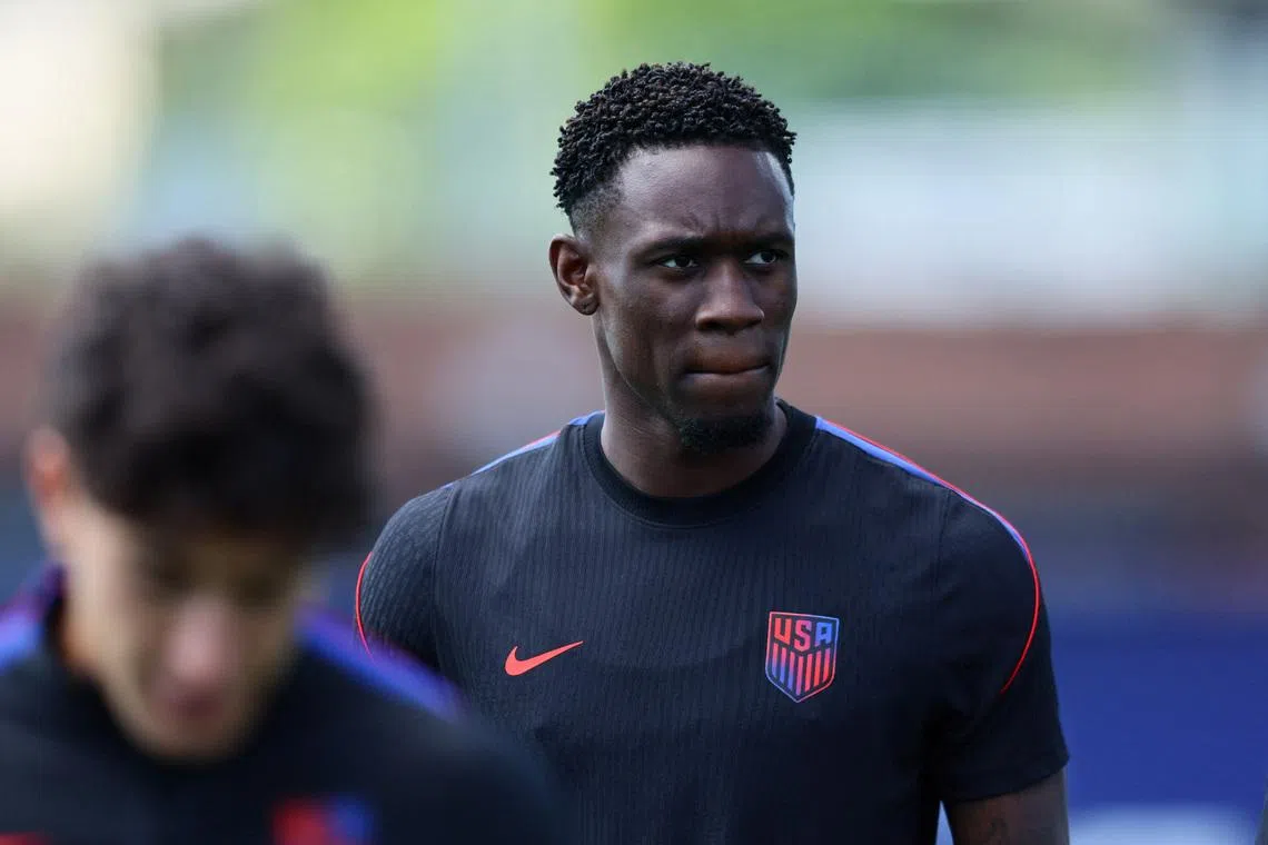 Soccer Football - FIFA World Cup 2026 - United States Training - University of Washington, Seattle, Washington, U.S. - July 5, 2026 Folarin Balogun of the U.S. during training IMAGN IMAGES via Reuters/Blake Dahlin
