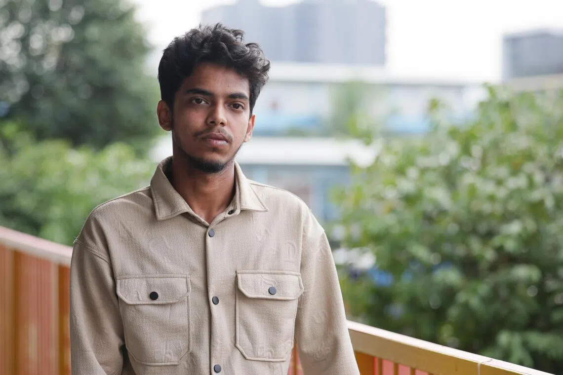 Islam Md Rafiul, 20, a former employee of VVR Plant Engineering, photographed at Tuas View Dormitory on June 24, 2026. He is among migrant workers affected by the alleged unpaid wages involving KPA Engineering and SK Industries.