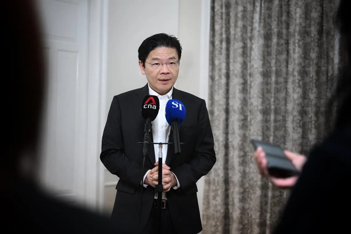 PM Lawrence Wong said that countries increasingly want to trade with those they feel are friendly to them. 