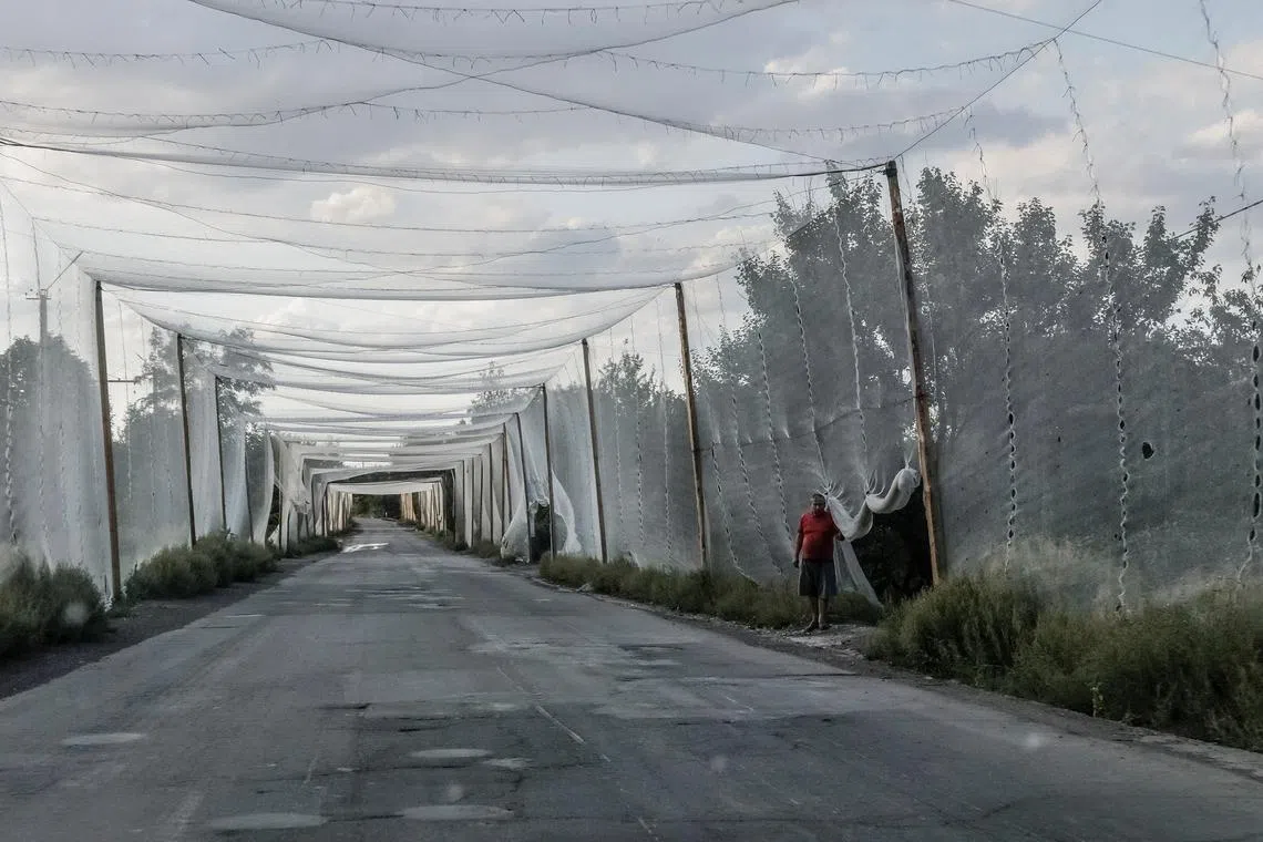 A town in the Donestk region, which Russia claims to have annexed. The country said international recognition of territories it occupies in Ukraine will have to be part of any peace deal.