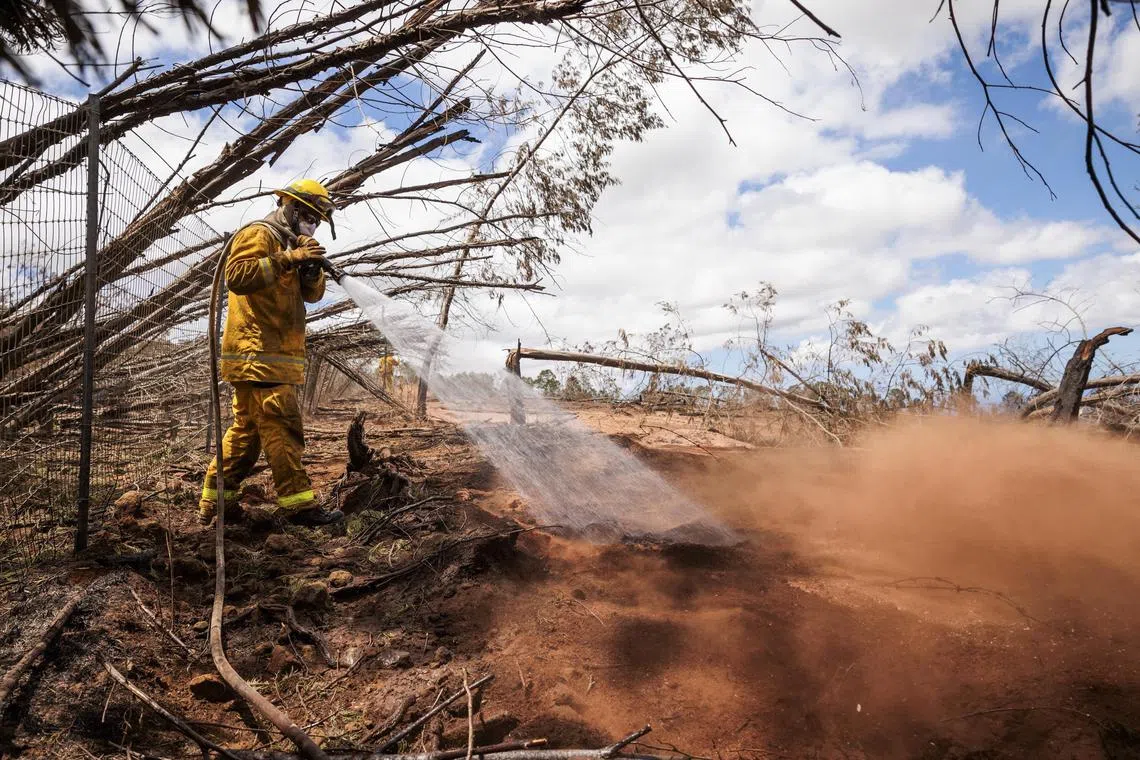 The largest fire in Lahaina is 85 per cent contained and has burnt 880 hectares, Maui County said.