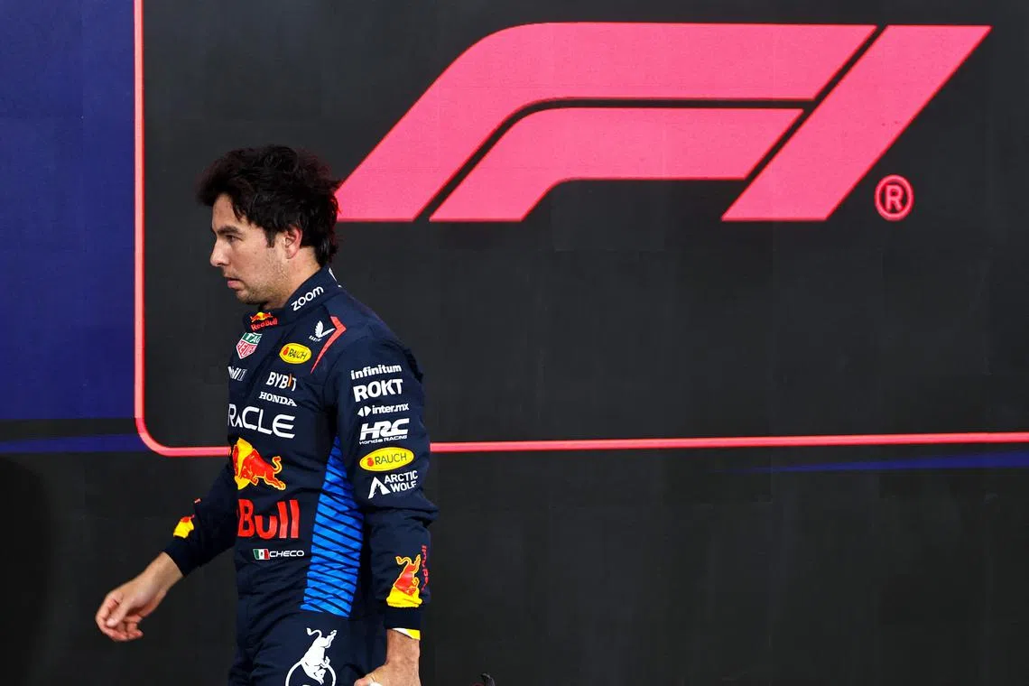 Red Bull Racing's Sergio Perez will leave the team with two years left on his contract.