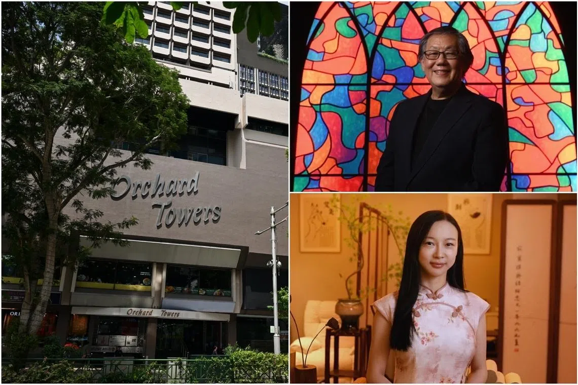 Pastor Yang Tuck Yoong (top right) of Cornerstone Community Church and Ms Yuan Mumu (bottom right), owner of Harmony Wellness.