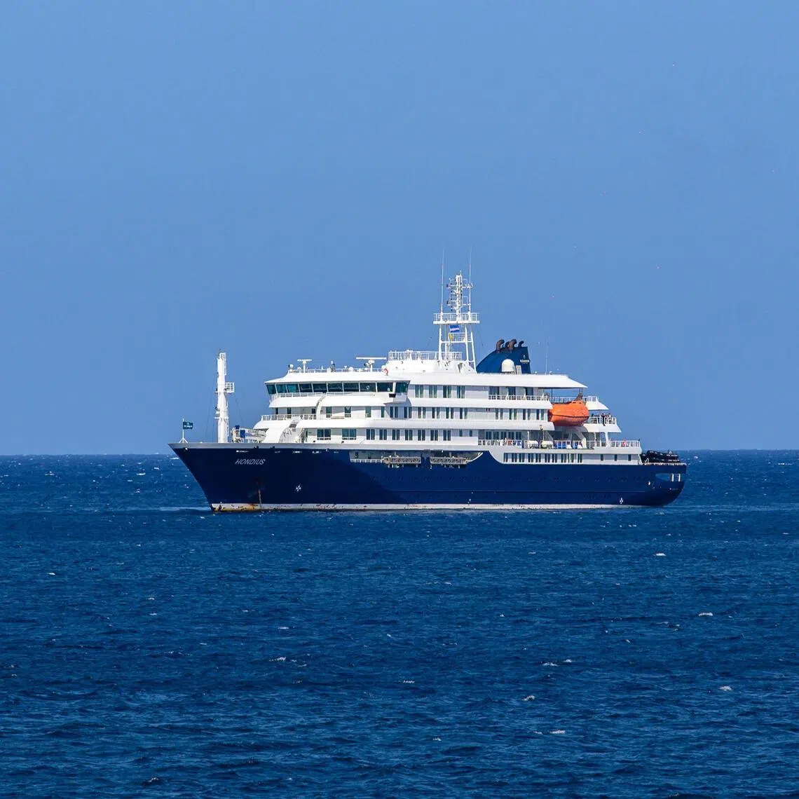 The ship is currently located off the coast of Cape Verde.