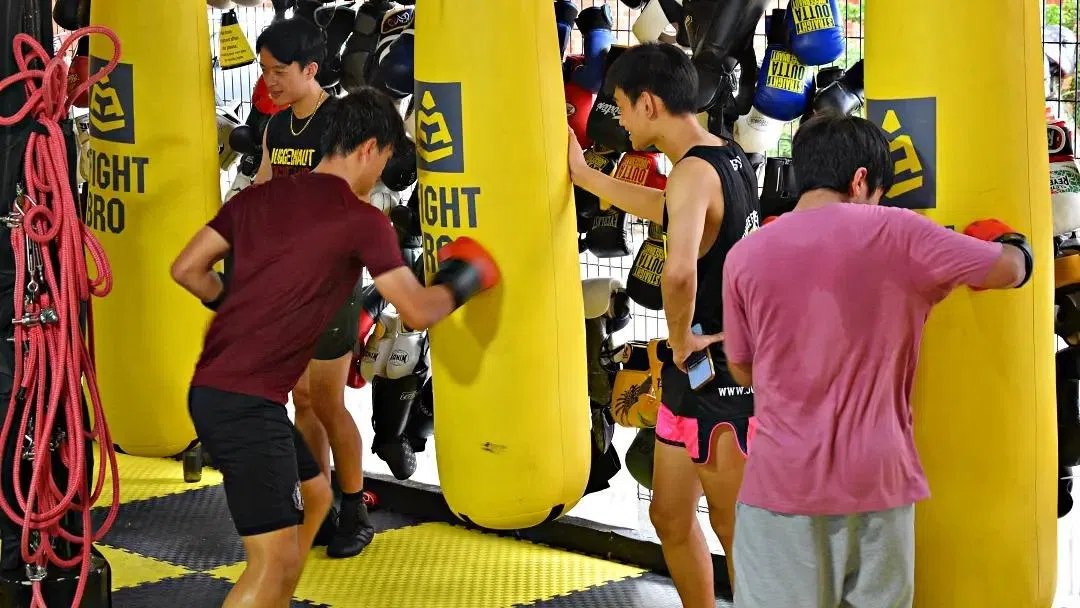 Members training hard at Juggernaut Fight Club, which is closing on March 7 after 15 years once its lease in Chinatown ends.