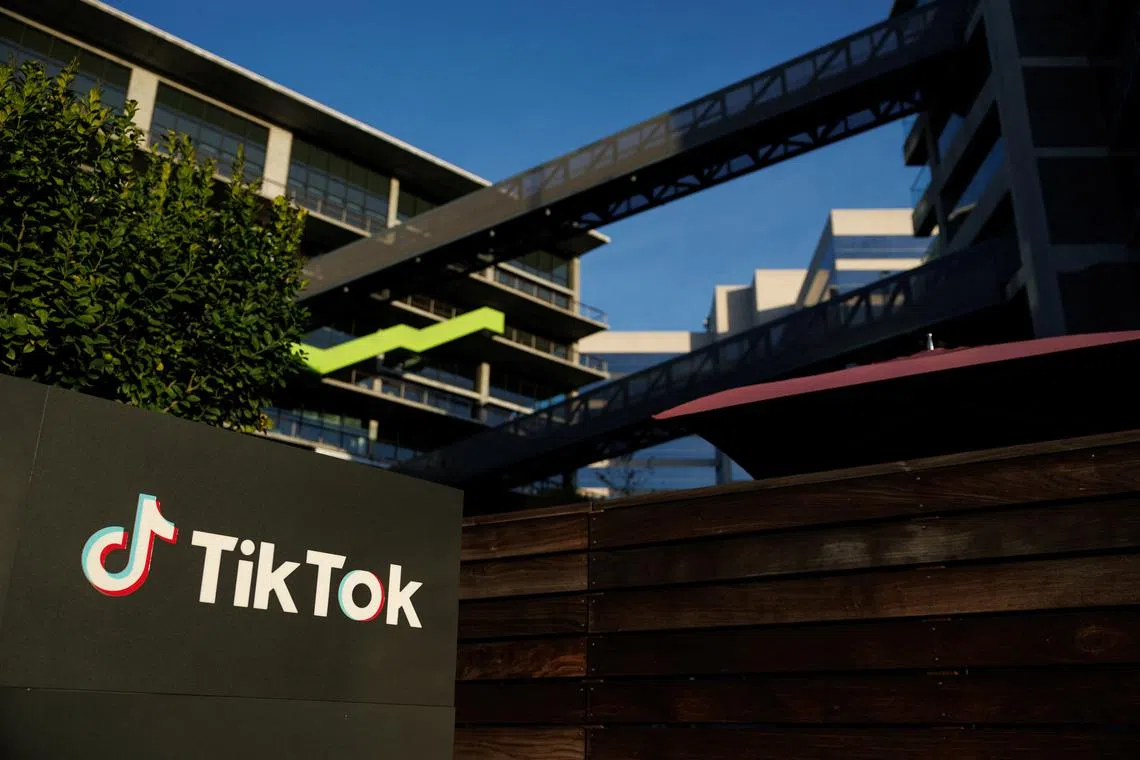A view shows the office of TikTok after the U.S. House of Representatives overwhelmingly passed a bill that would give TikTok's Chinese owner ByteDance about six months to divest the U.S. assets of the short-video app or face a ban, in Culver City, California, March 13, 2024.  REUTERS/Mike Blake/File Photo