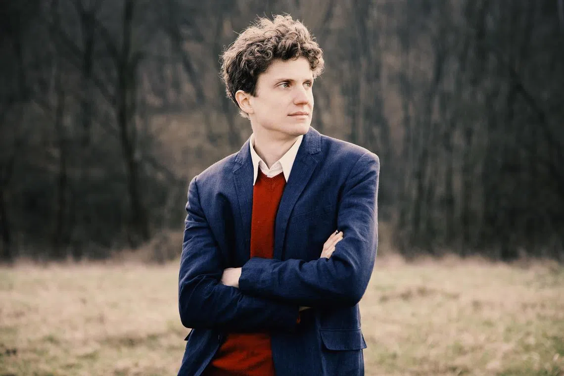 Pianist Zoltan Fejervari performs at his debut Singapore show on April 6.