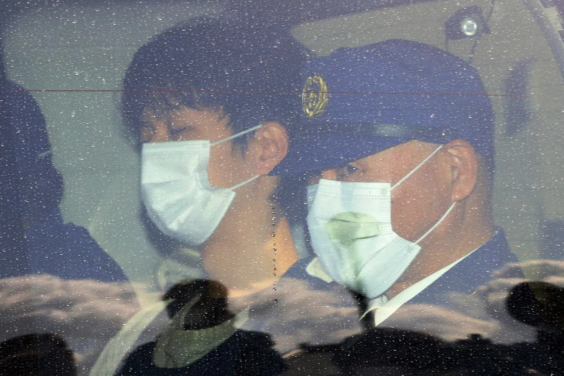 Ryuji Kimura is suspected of tossing the explosive device towards Mr Kishida during a campaign event in western Japan. 