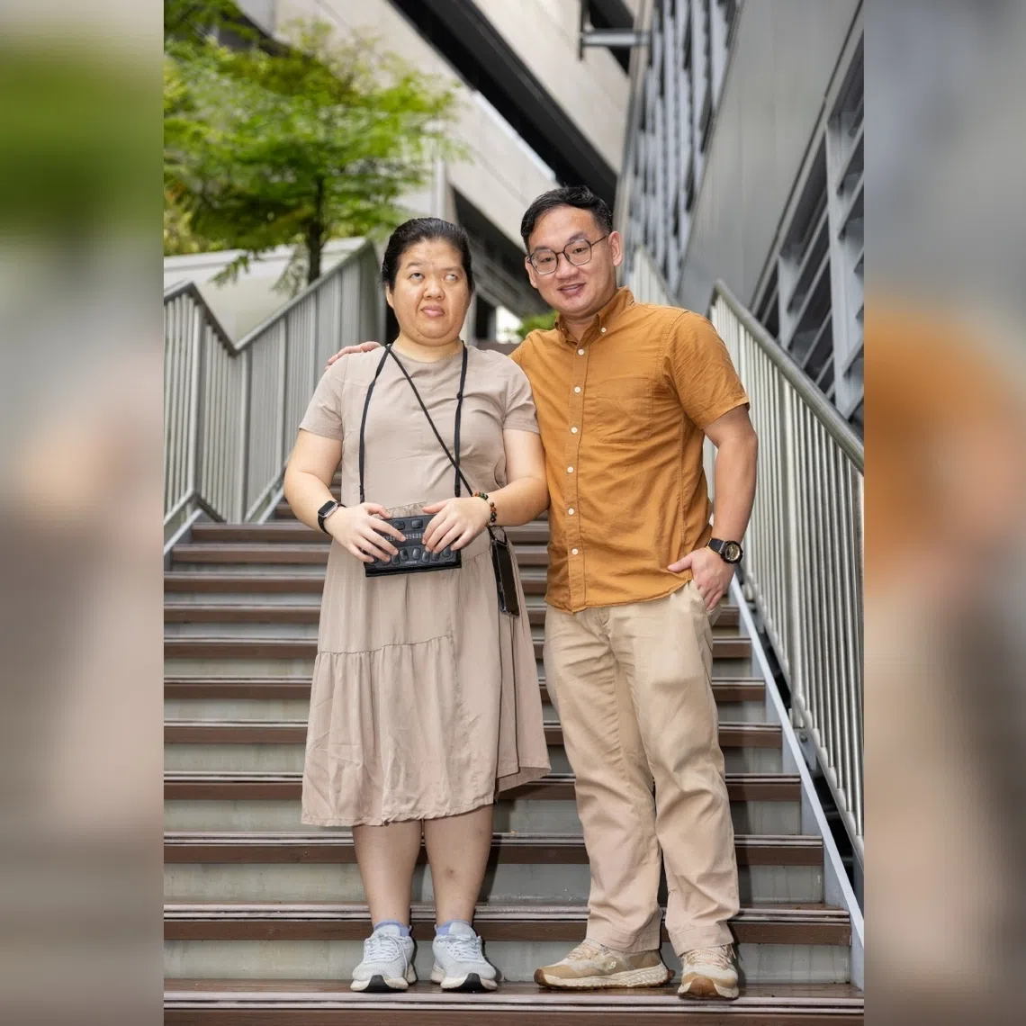 Ms Tan Siew Ling (left), 38, assistant manager in the innovation division at SG Enable, depends wholly on her older brother Tan Yan Cai, 41, an IT engineer. 