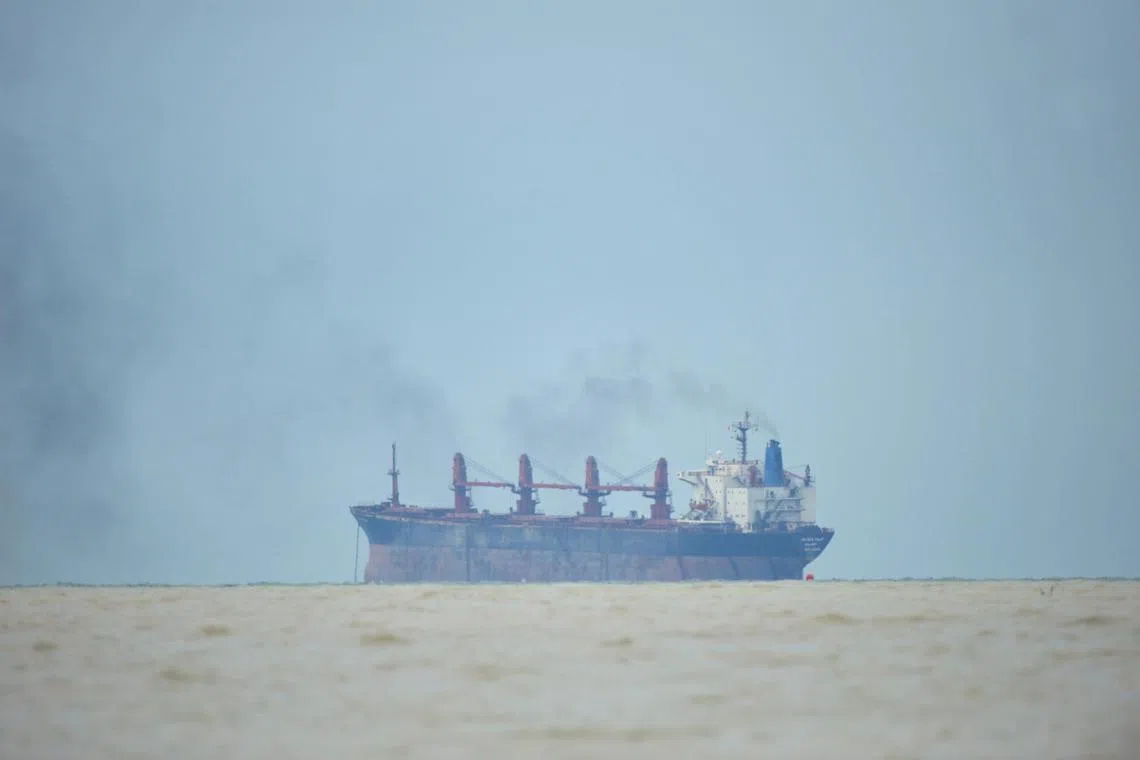 Ships at anchor off the Singapore East Coast on 20 August 2010. Can be used with stories about ships, marine, maritime, anchor, anchorage, East Coast, shipping, port, cargo, container, vessel, bunker, fuel, oil, stevedoring, float, tonnage, cargo, goods, trade, economy, scrap, iron, tanker.