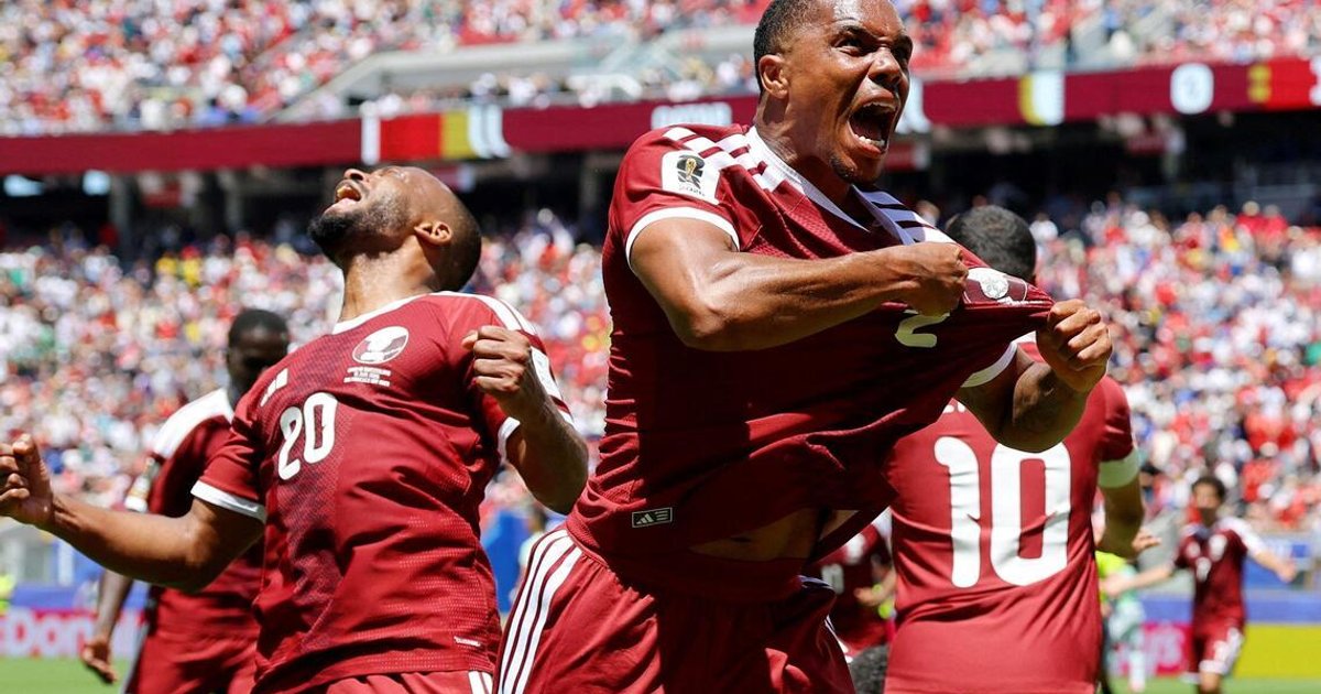 Qatar earn first ever World Cup point with late equaliser against ...