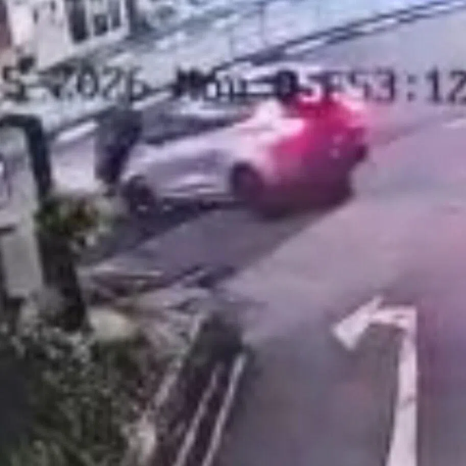 A cyclist was taken unconscious to Tan Tock Seng Hospital after an accident with a car along Balestier Road on May 25.