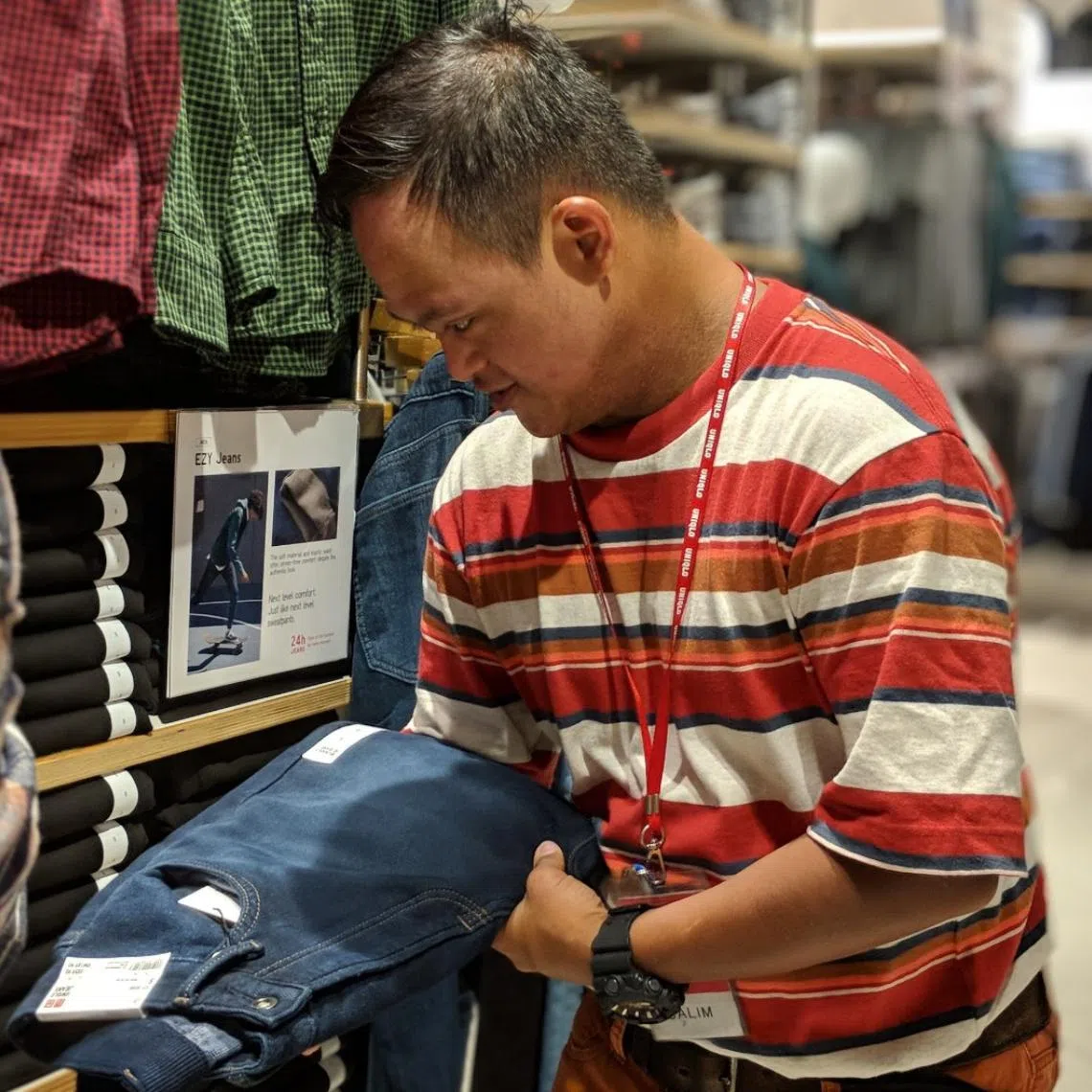 Apparel retailer Uniqlo currently employs 42 people with disabilities across its 28 stores in Singapore.