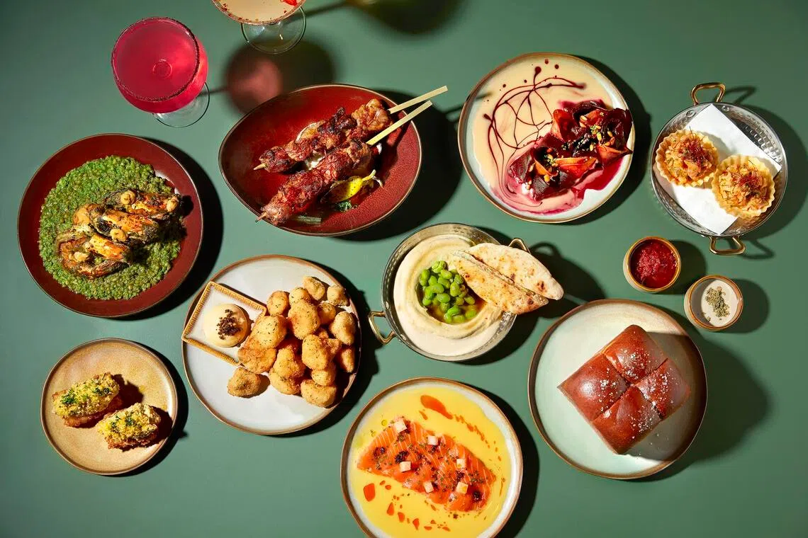 Noor Singapore, a new restaurant in Mohamed Sultan Road, serves Mediterranean food with Japanese accents.