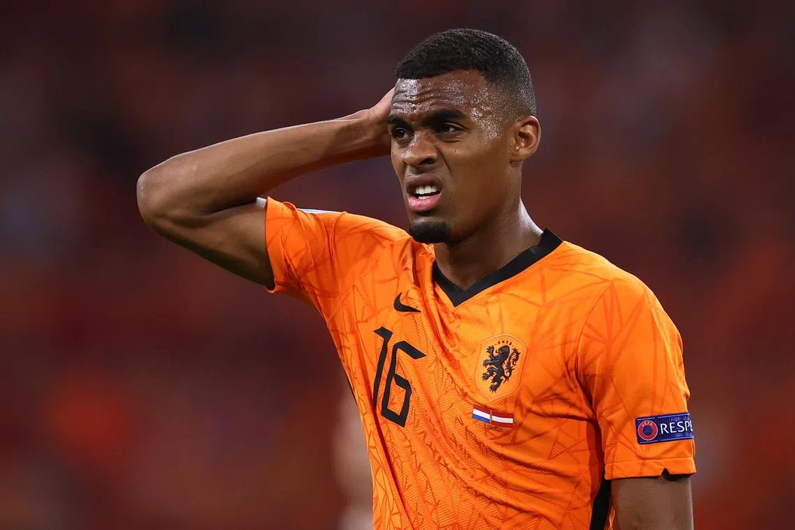 FILE PHOTO: Soccer Football - Euro 2020 - Group C - Netherlands v Austria - Johan Cruijff ArenA, Amsterdam, Netherlands - June 17, 2021 Netherlands' Ryan Gravenberch Pool via REUTERS/Dean Mouhtaropoulos/File Photo