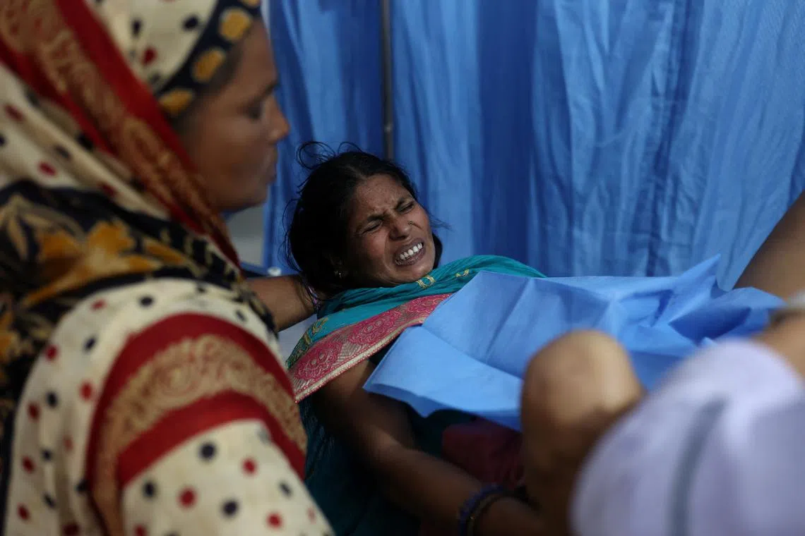 Zamerun Nisha, 33, giving birth to her fifth child at the labour ward of a community health centre on March 21. Just minutes after, Zamerun, who is married to mason Md. Wasim, 40, said she would try to secure permission from her husband to undergo sterilisation before leaving for home, who later agreed to the procedure.