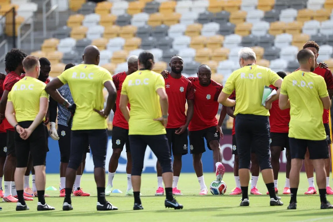 The Congolese squad are appearing at their first World Cup since the 1974 finals when they competed as Zaire.