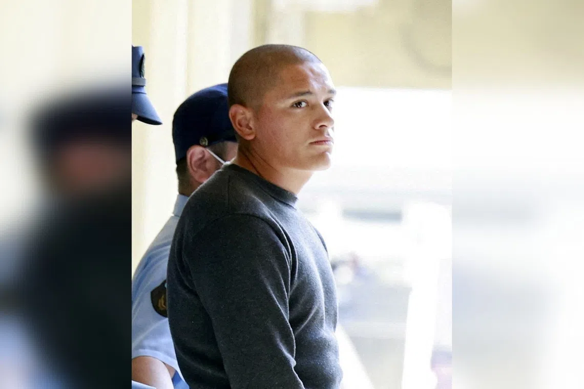 US Marine Devin Ballard was charged over suffocating the woman with a phone cord at a hotel and taking her backpack that contained a wallet.