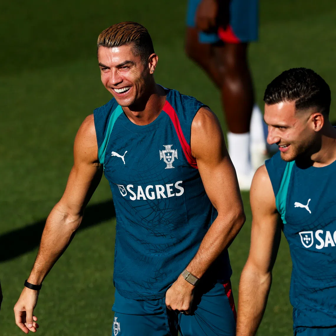 Cristiano Ronaldo had considered his international future after Portugal’s World Cup exit, but said talks with the Portuguese FA and coach Jorge Jesus convinced him to continue.