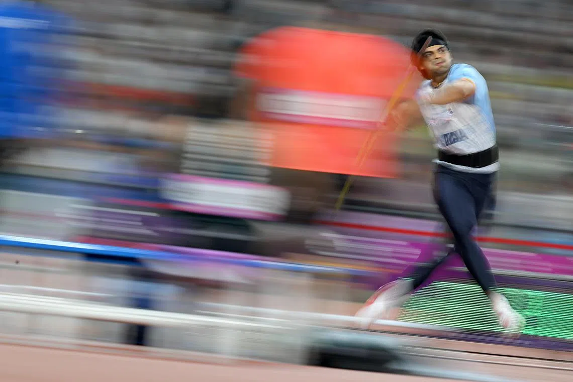 India's Neeraj Chopra is the defending Olympic champion in the javelin. 