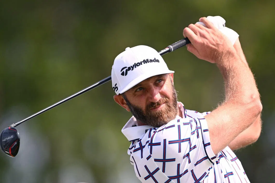 Dustin Johnson's US$107 million earnings put him at No. 6 on Forbes' annual ranking of the world's highest-paid athletes. 