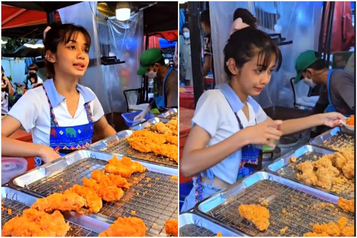 Seventeen-year-old Kulthida, known as Yeehwa, has gone viral for her resemblance to the K-pop star.