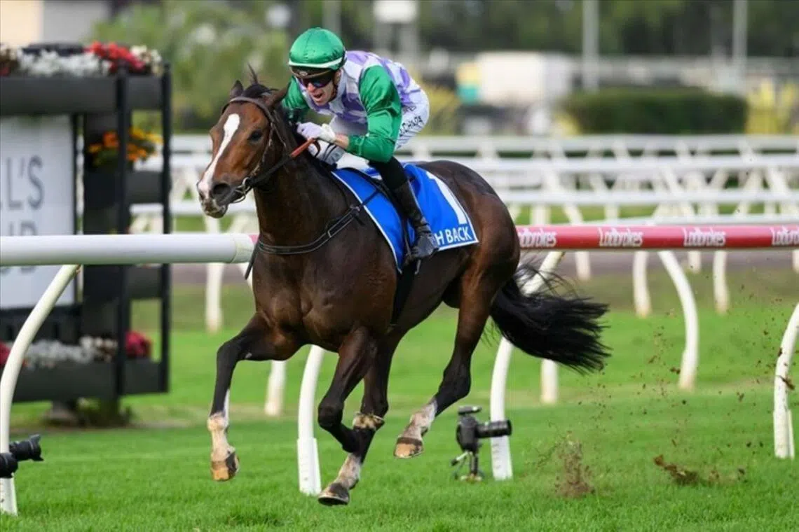 Trainer Grahame Begg combining with jockey Jordan Childs to claim the last Group 1 of the Australian season, the Tattersall's Tiara (1,400m), with Splash Back on June 27.

PHOTO: SKY RACING WORLD