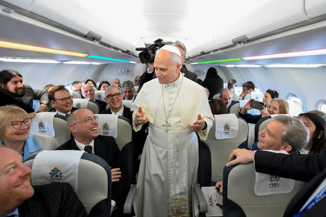 Pope Leo said he will be supporting the US soccer team when the World Cup starts on June 11.