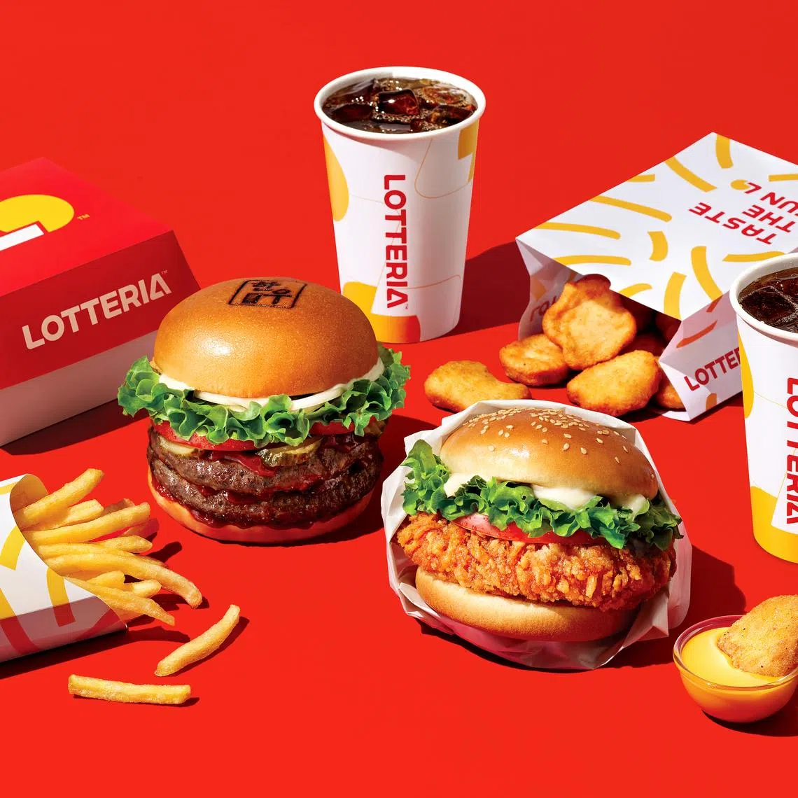 Lotteria's Jewel Changi Airport outlet will be its first Singapore joint. 