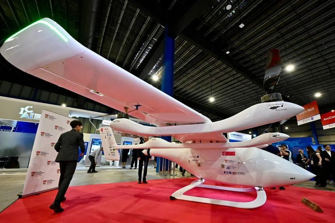 NTU unveils locally made aircraft prototype at Singapore Airshow