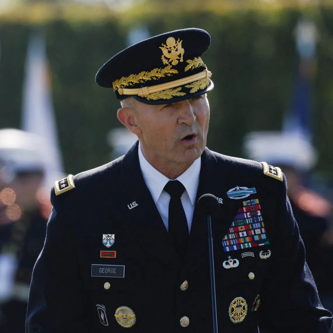 General Randy George, a career infantry officer and West Point graduate, took over as Army chief in 2023.