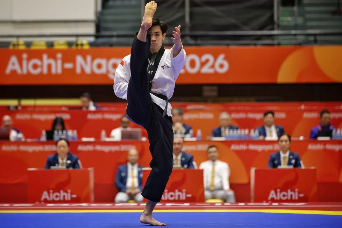 Darren Yap wins poomsae joint-bronze for S’pore’s first taekwondo medal at ...
