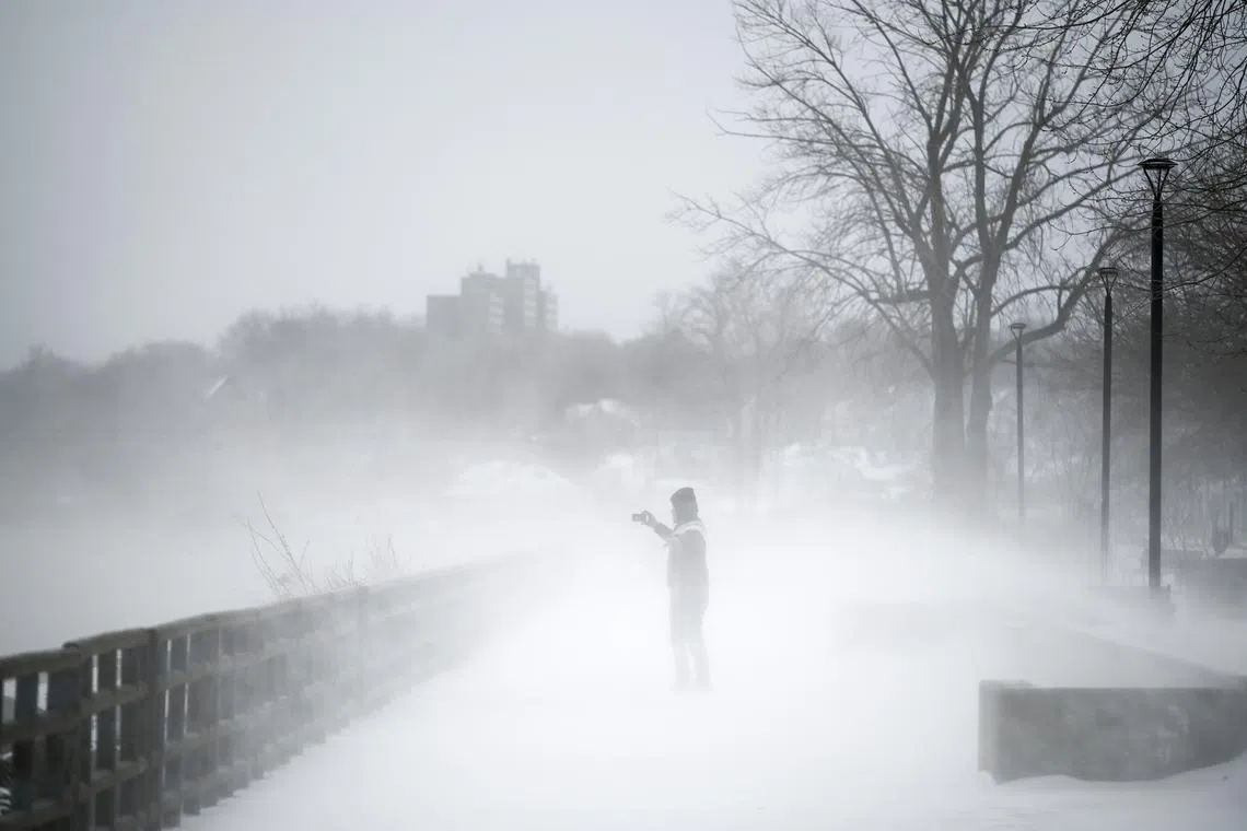 The National Weather Service (NWS) said the deep freeze would be relatively short-lived.