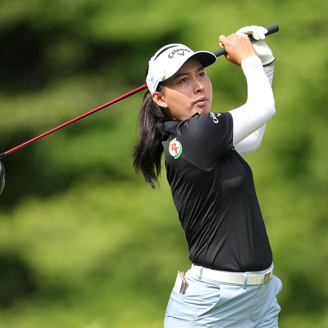 With the win, world No.2 player Jeeno Thitikul (above) matched top-ranked Nelly Korda with her fourth victory this season.