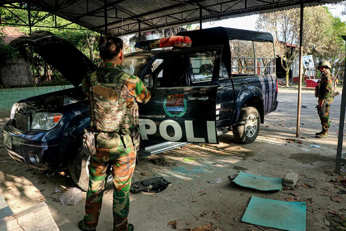 The fighters said they captured Namhsan on Dec 15 after launching an attack in the area more than two weeks ago.