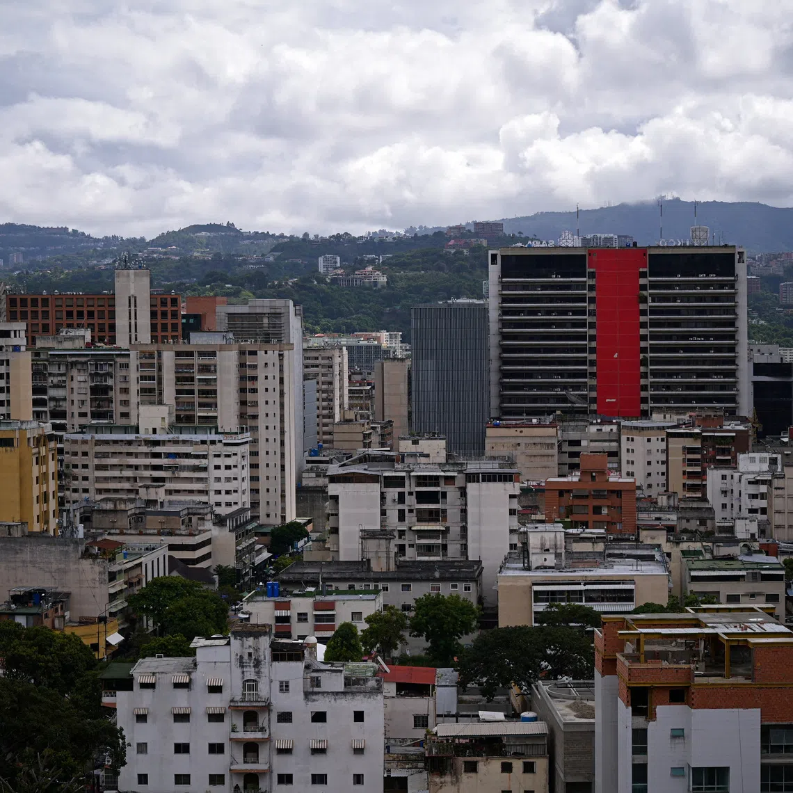 A view of the city, after U.S. President Donald Trump said on Saturday that the airspace above and around Venezuela would be completely closed, amid rising tensions between the Trump administration and the government of Venezuelan President Nicolas Maduro, in Caracas, Venezuela, November 29, 2025. REUTERS/Gaby Oraa