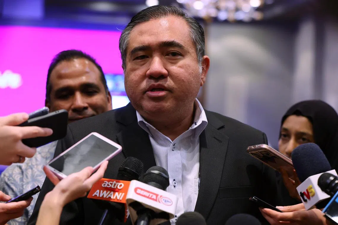 Mr Loke seemed out of breath and struggled to deliver the first few lines of his response. 
